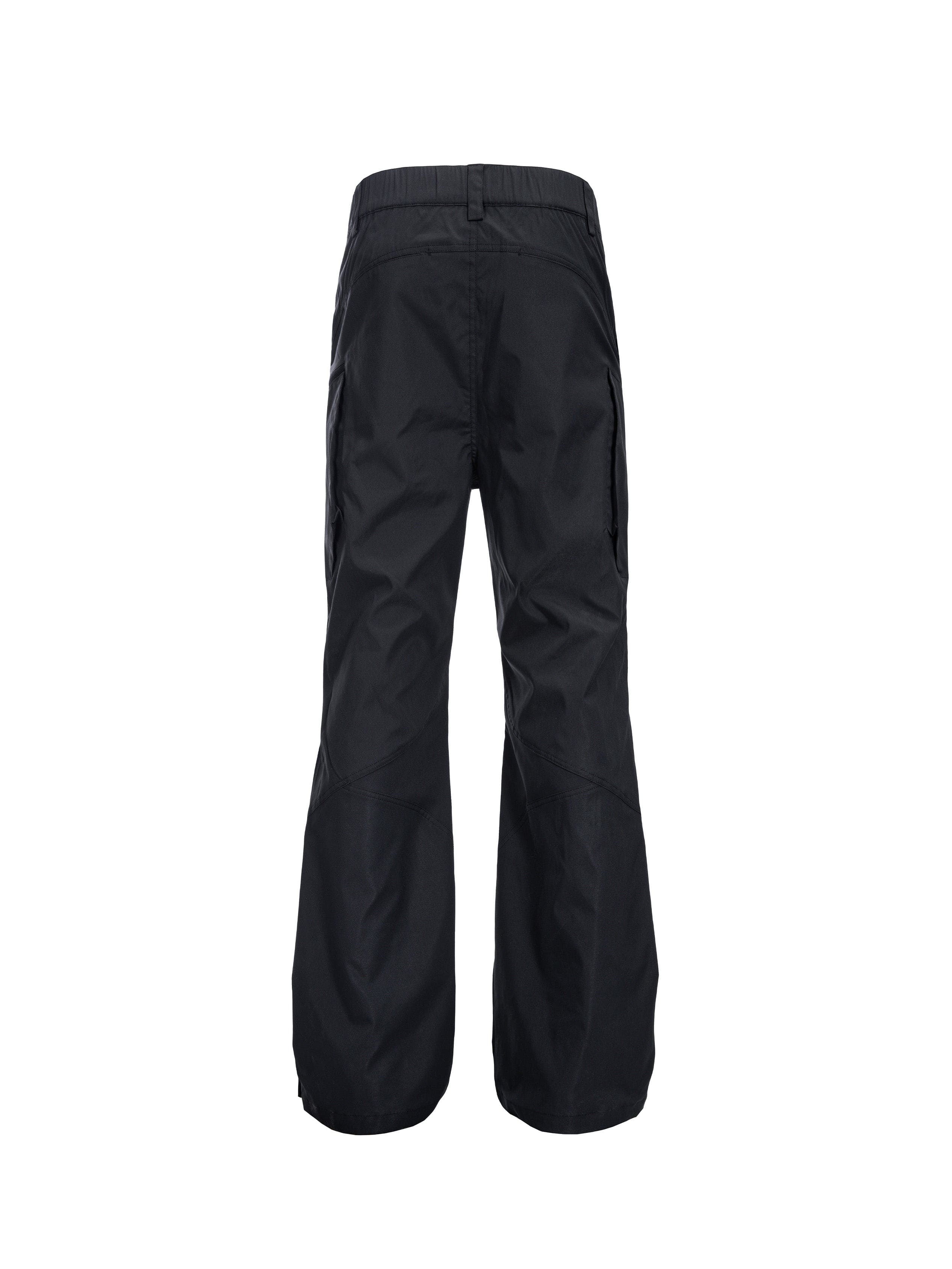 CATSSTAC Tech Paneled Zipper Pockets Elastic Waist Pants