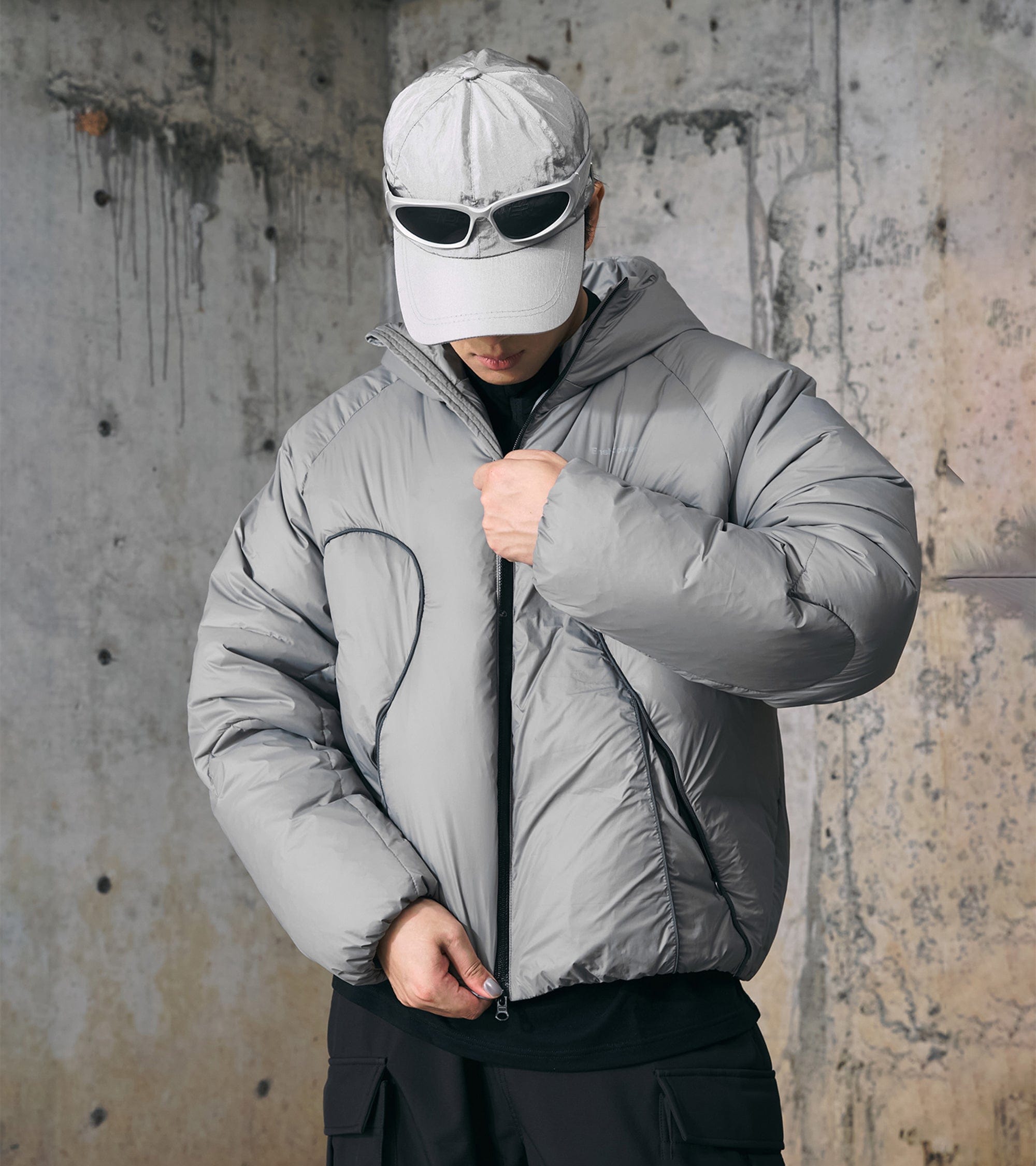 ENSHADOWER Alien Quilted Line Down Jacket