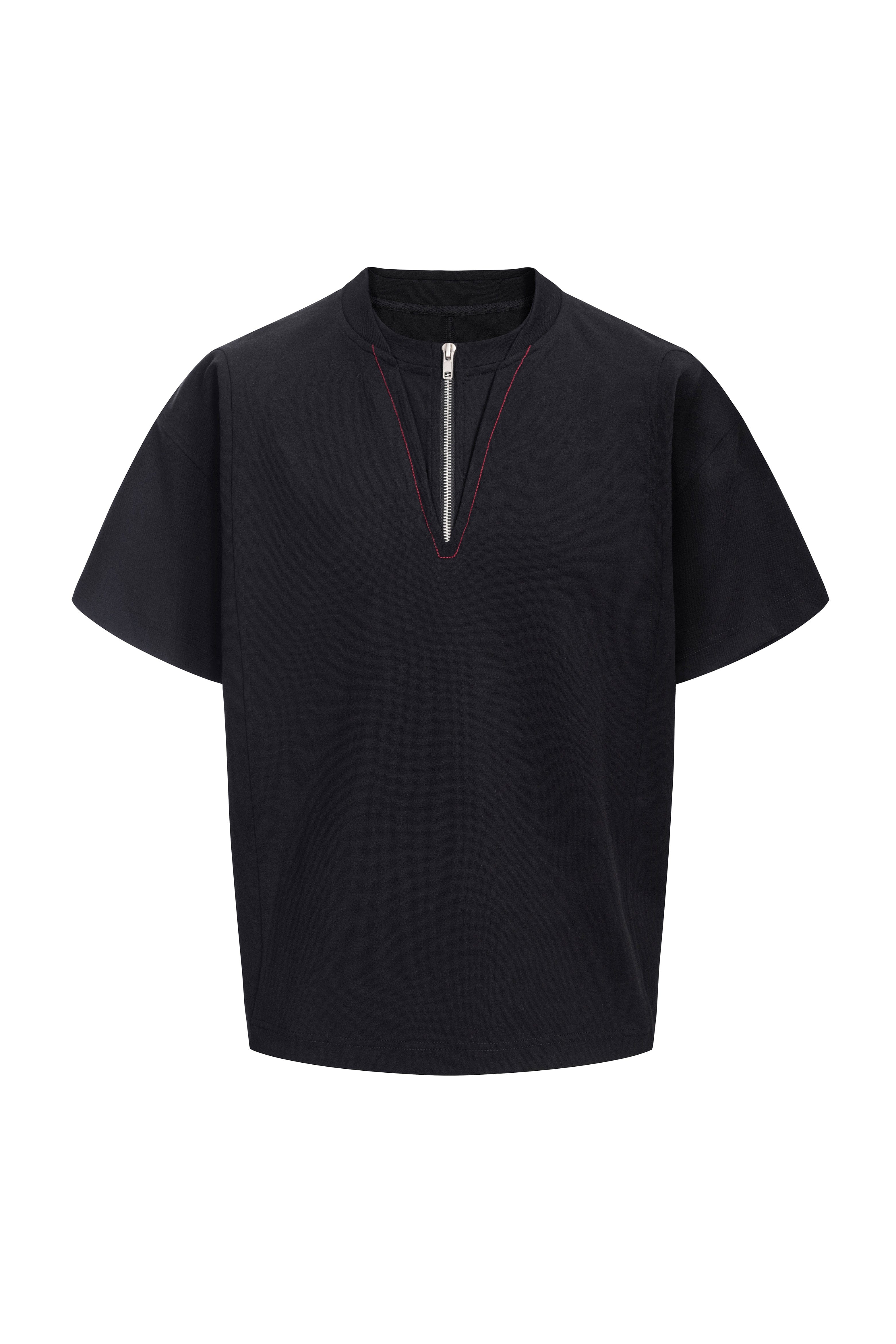 CATSSTAC Cross Spliced Dual-Zip T-Shirt
