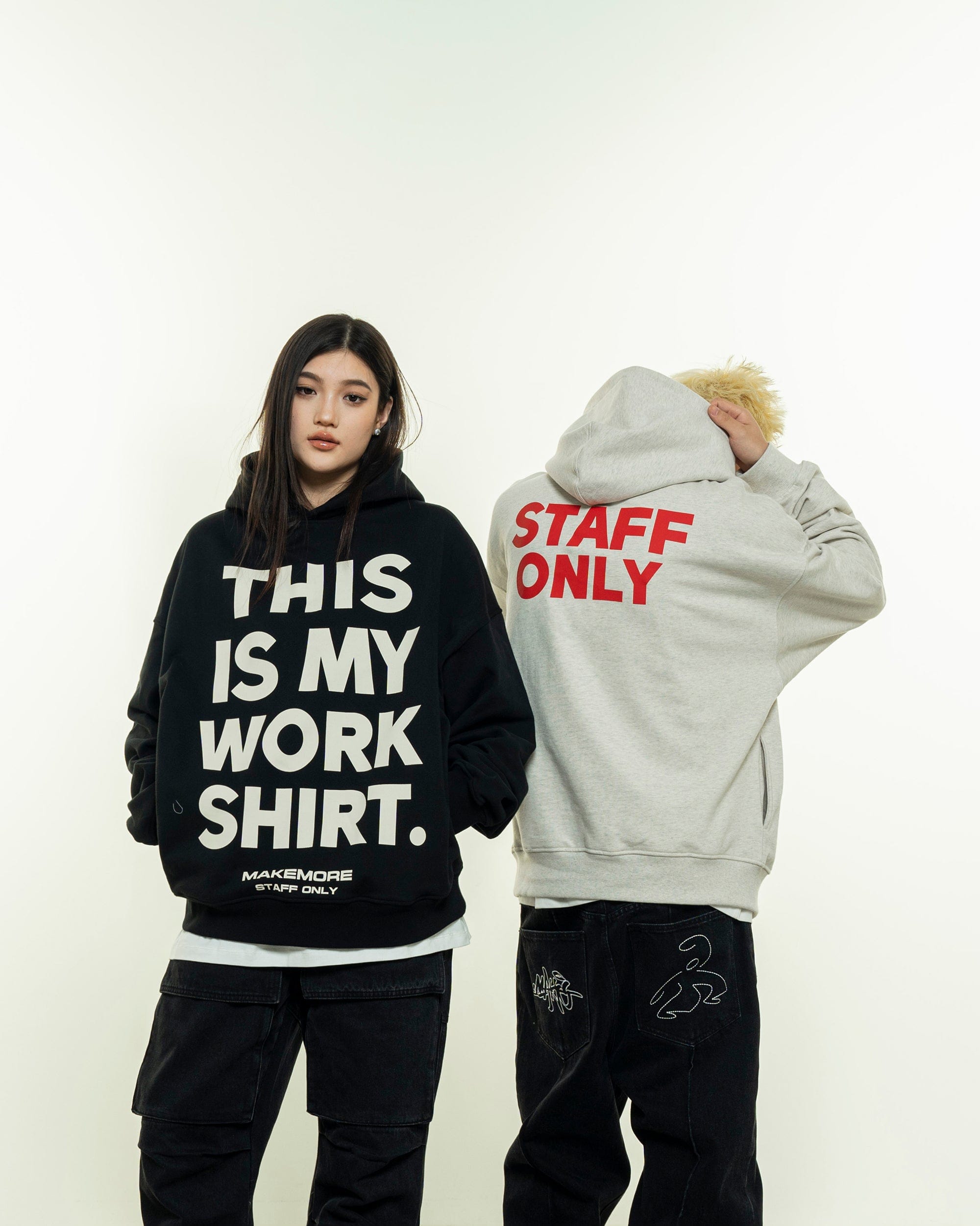 MAKEMORE THIS IS MY WORK SHIRT Hoodie