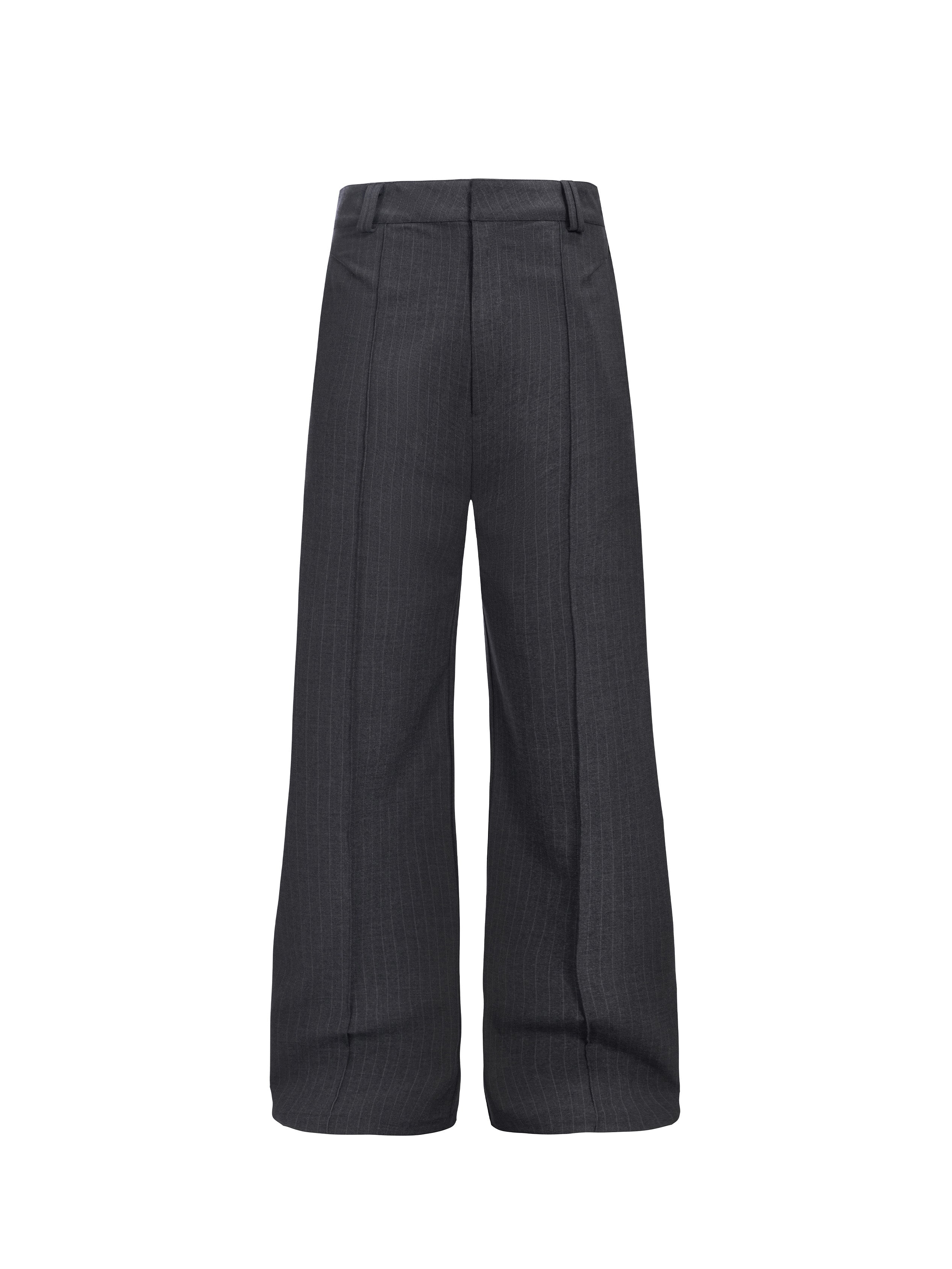 CATSSTAC Classic Pinstripe Wide-Leg Pants
