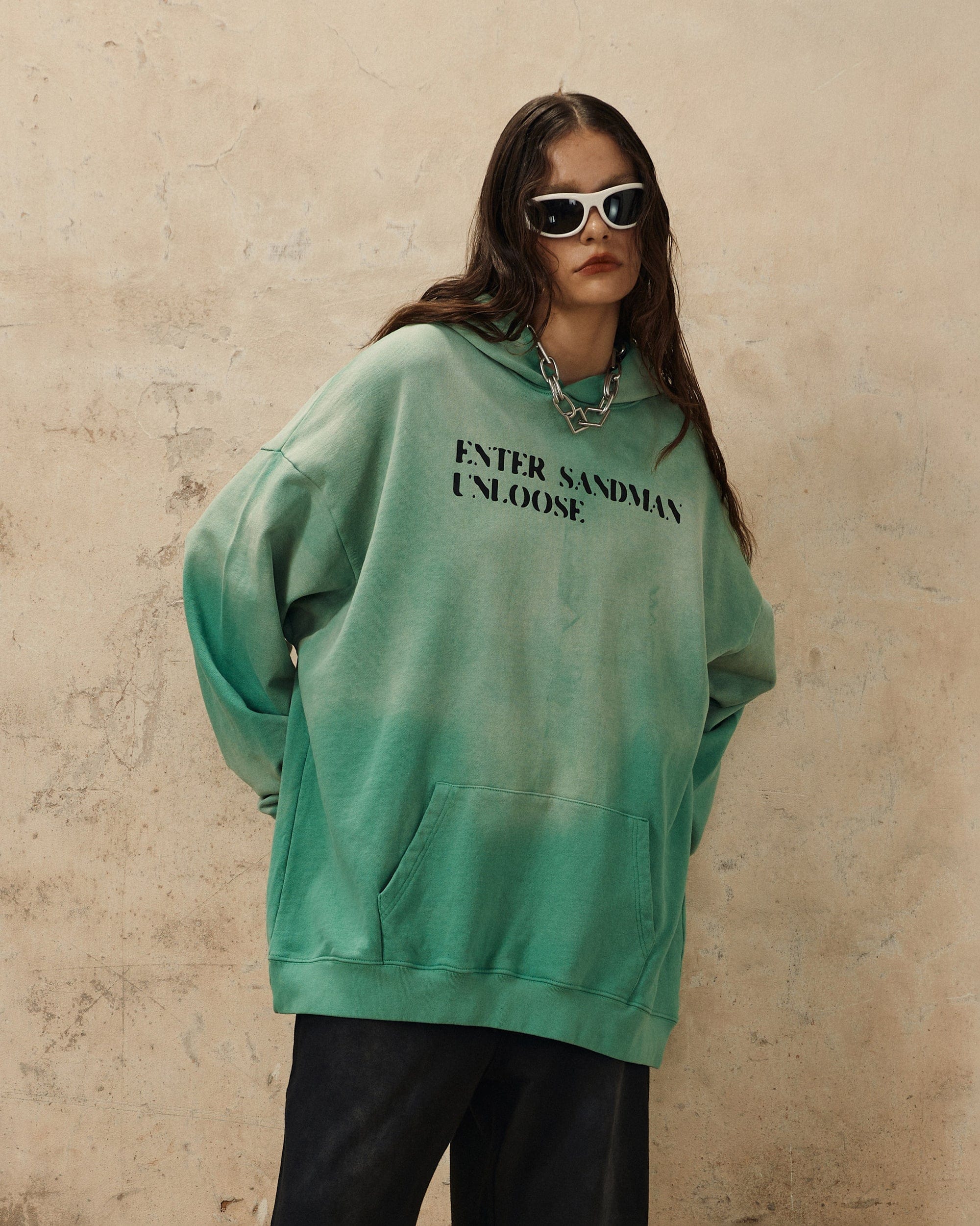 OVDY Enter Sandman Faded Hoodie