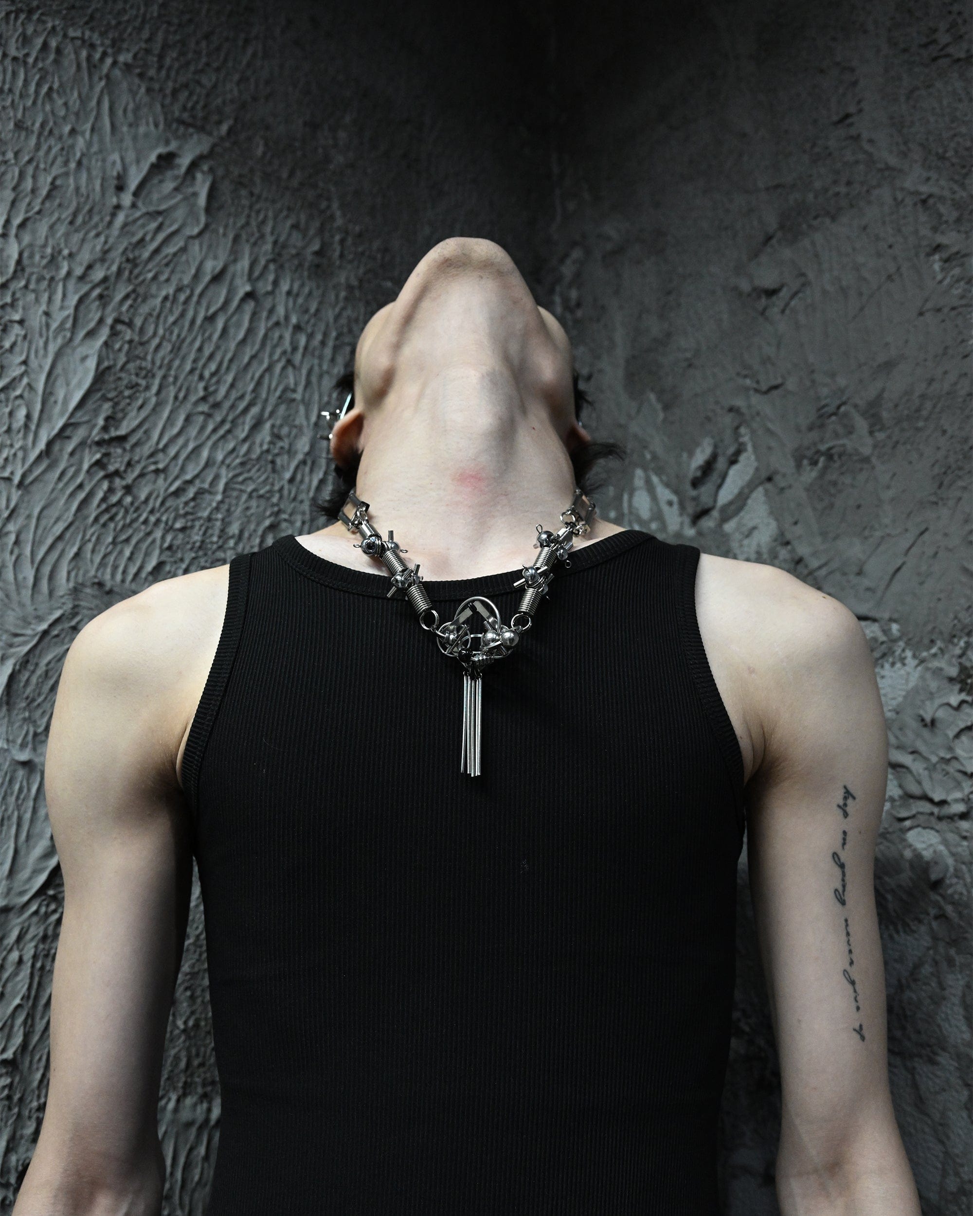 ILLUSORY Ex Machina Adjustable Tassels Rivet Necklace