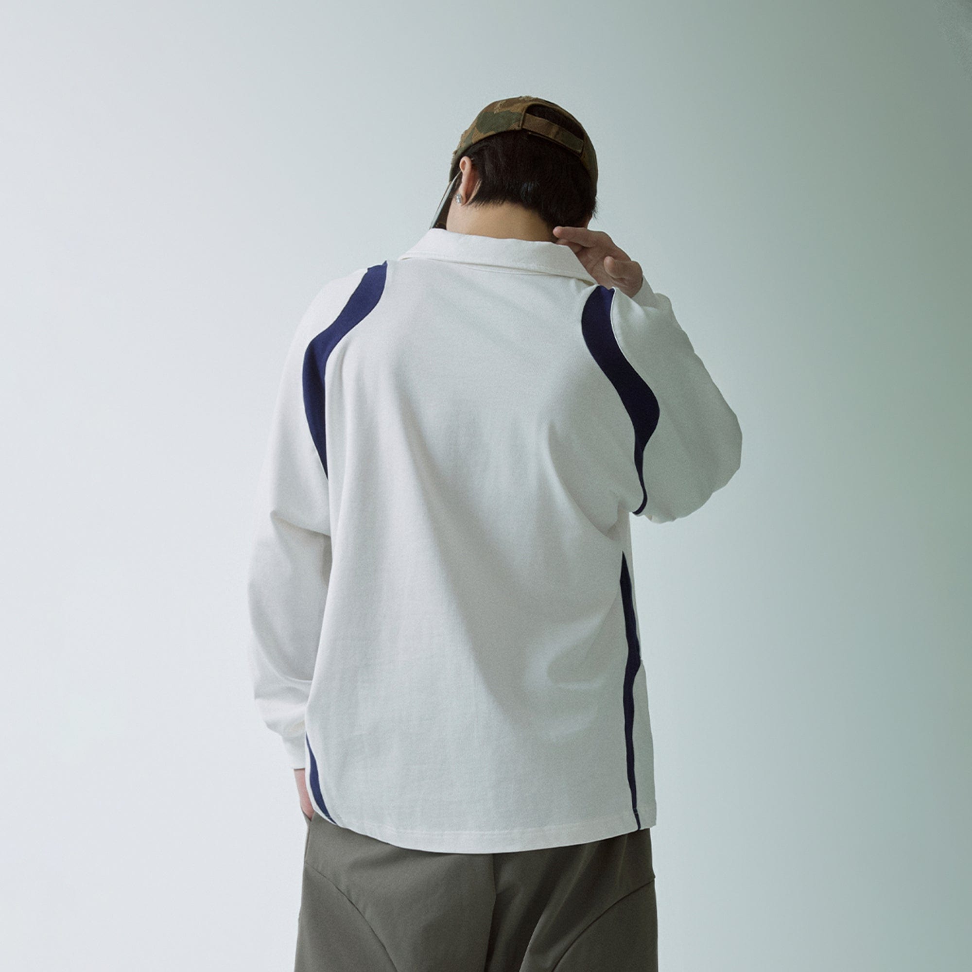 F2CE Retro Deconstructed Raglan Long-Sleeve Tee