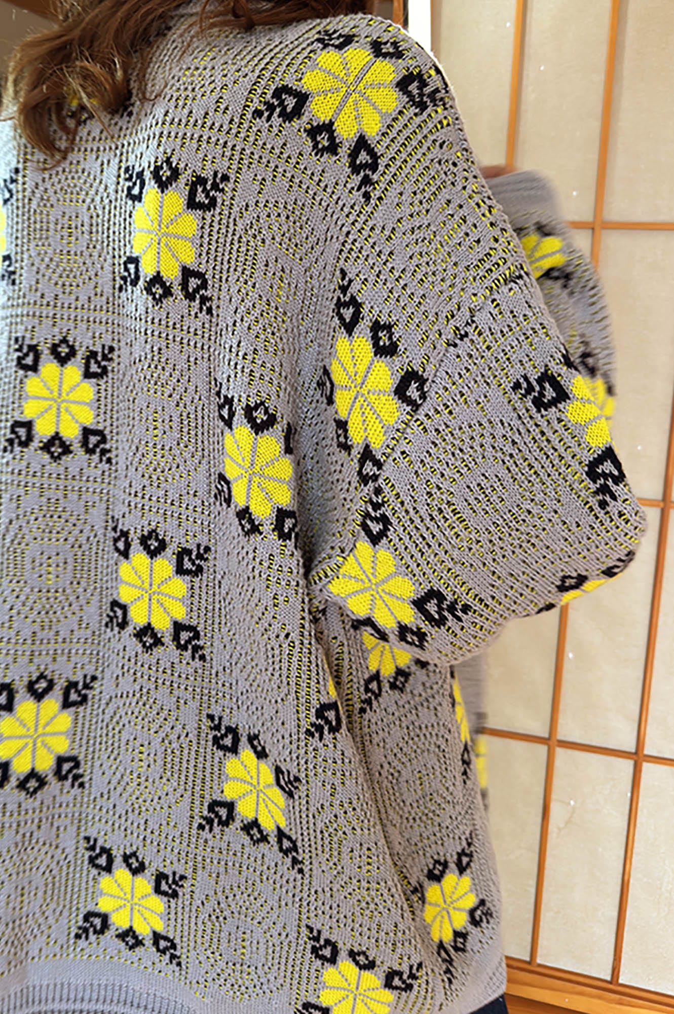 MIICHOUS Edelweiss Knit Button-Up Cardigan