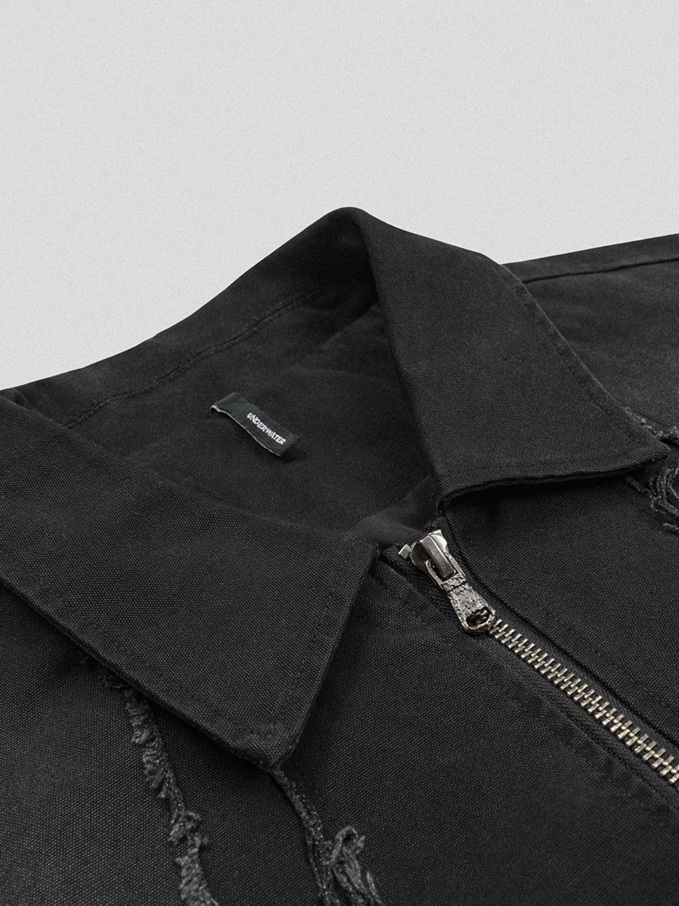UNDERWATER Raw-Edge Spliced Rivet Jacket