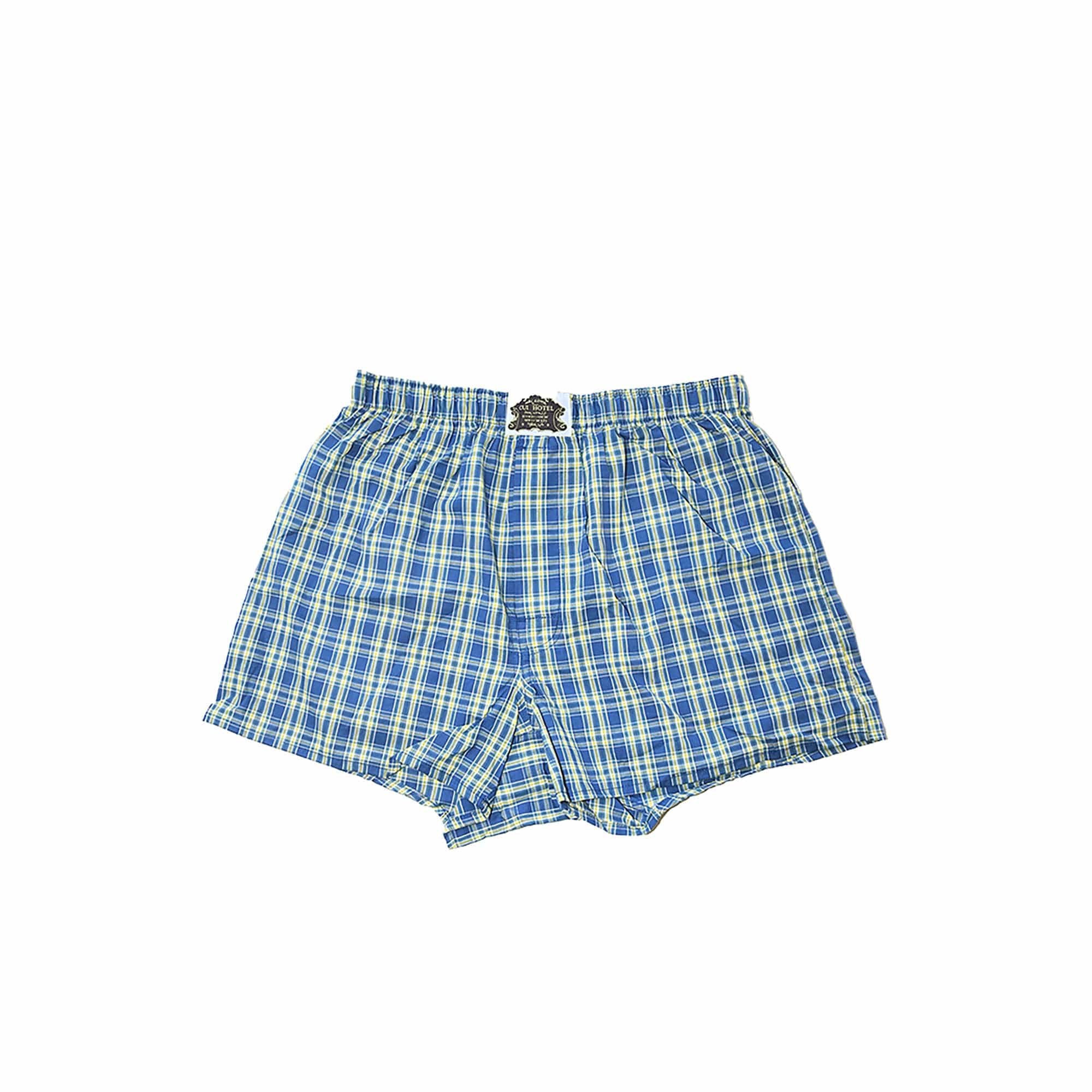 TRECLUB Plaid Lounge Shorts