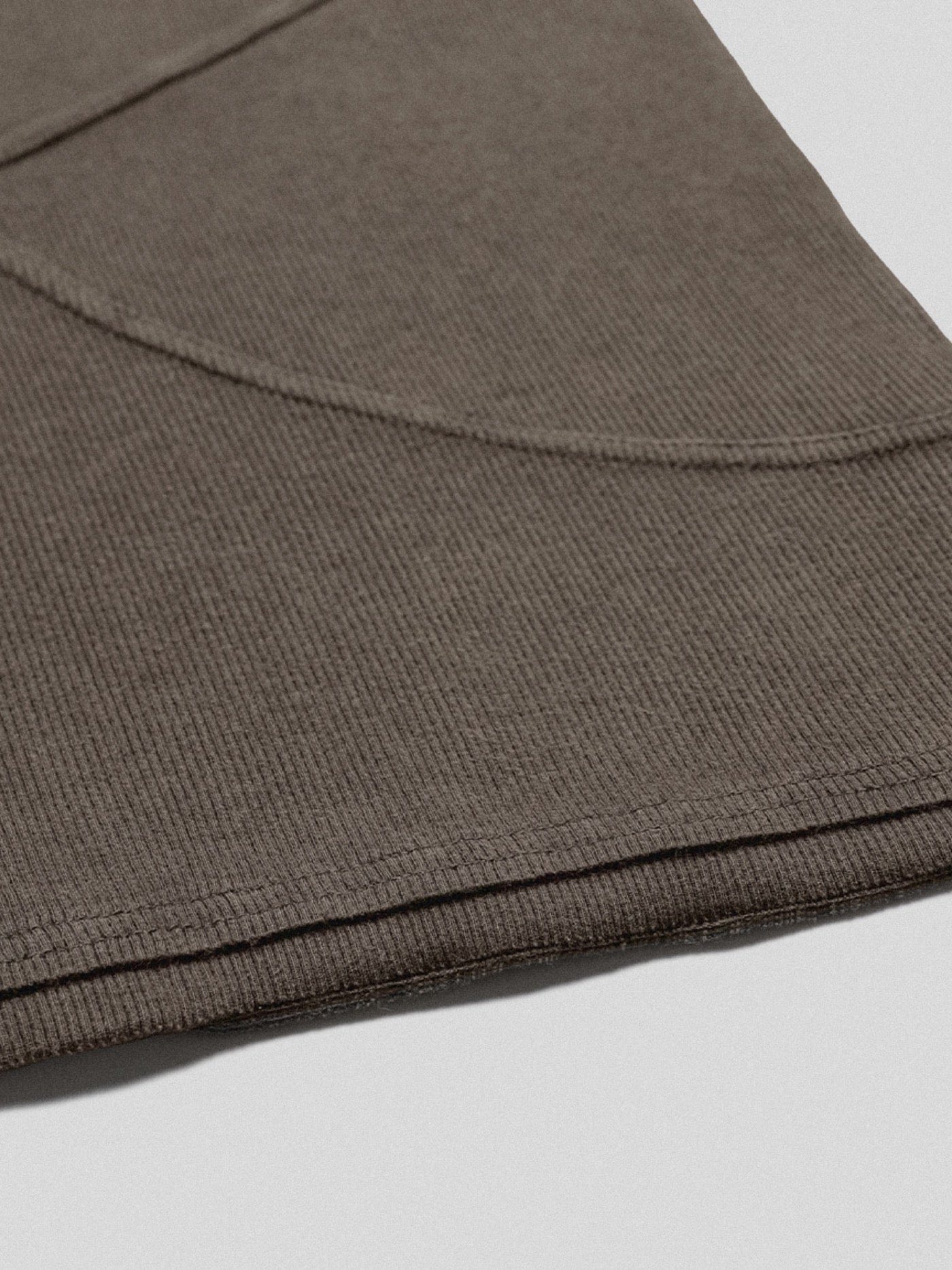 UNDERWATER Distressed Deconstructed Light Sweatshirt Brown