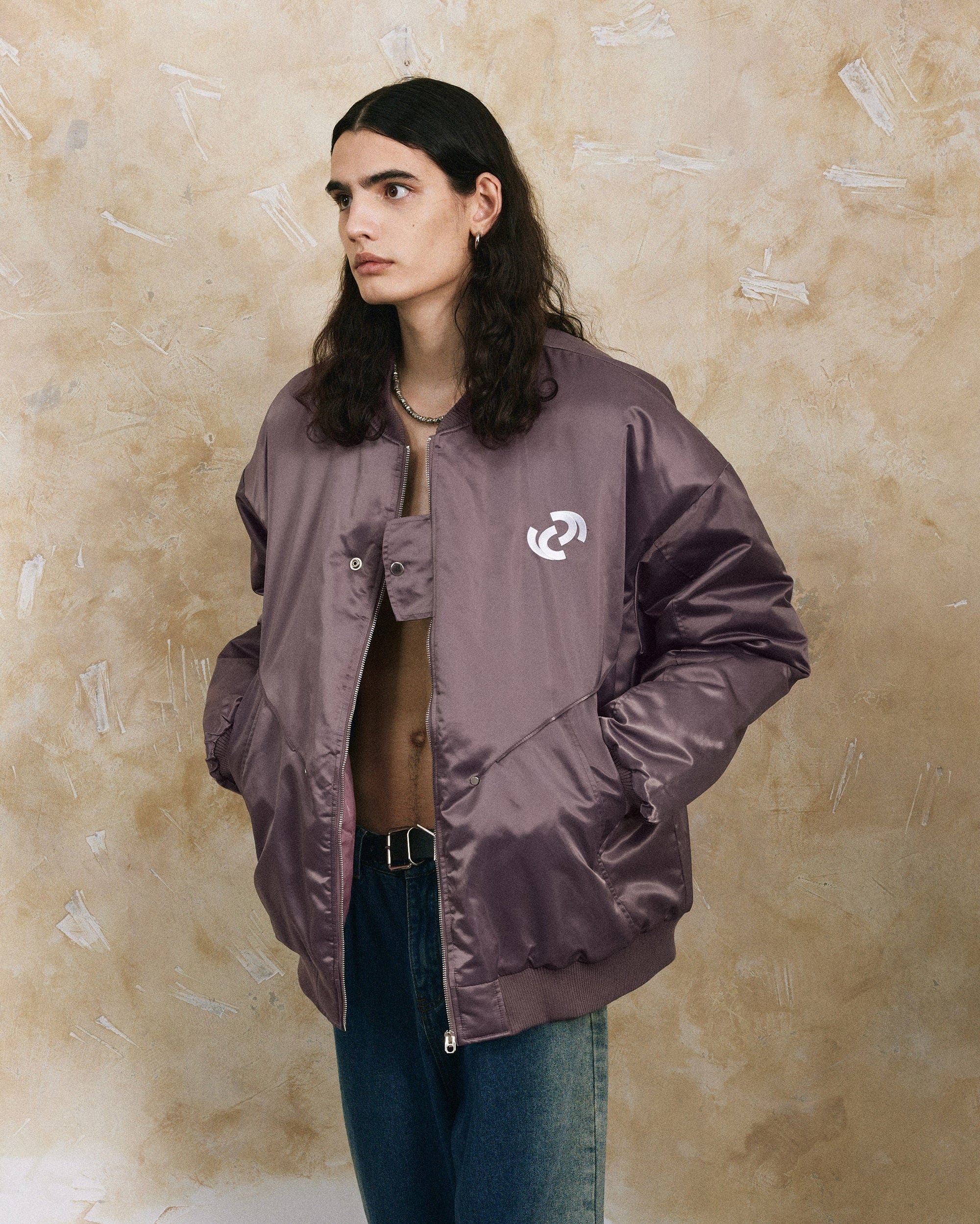 OVDY Modern Big-pocket Cotton-Padded Baseball Jacket