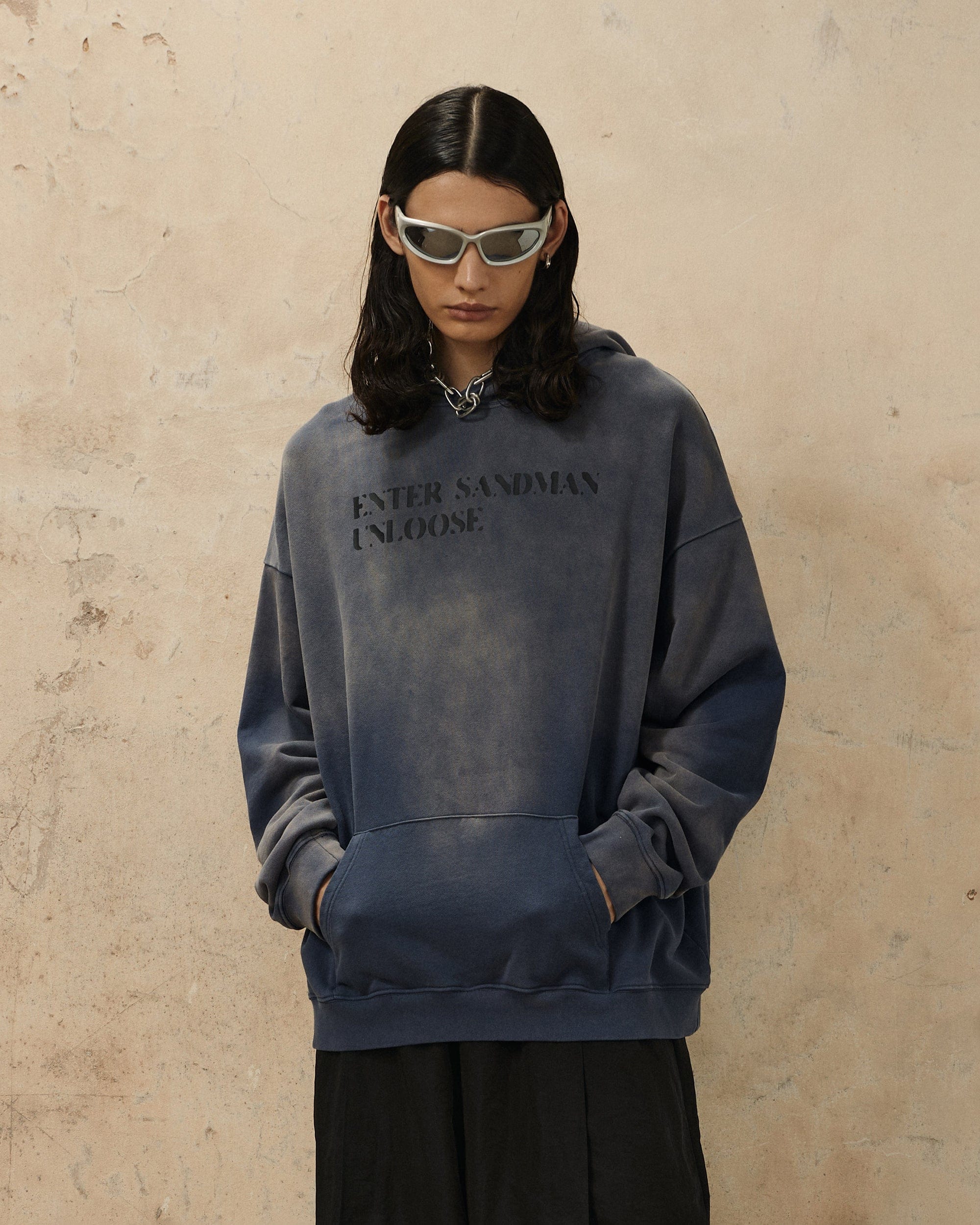 OVDY Enter Sandman Faded Hoodie