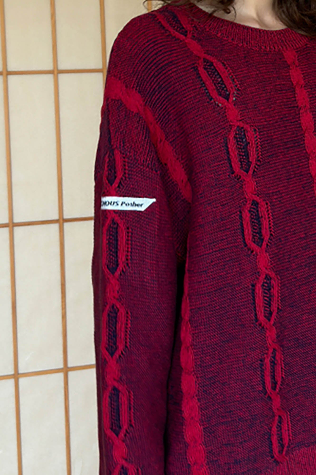 MIICHOUS Helsinki Oversized Cable Sweater