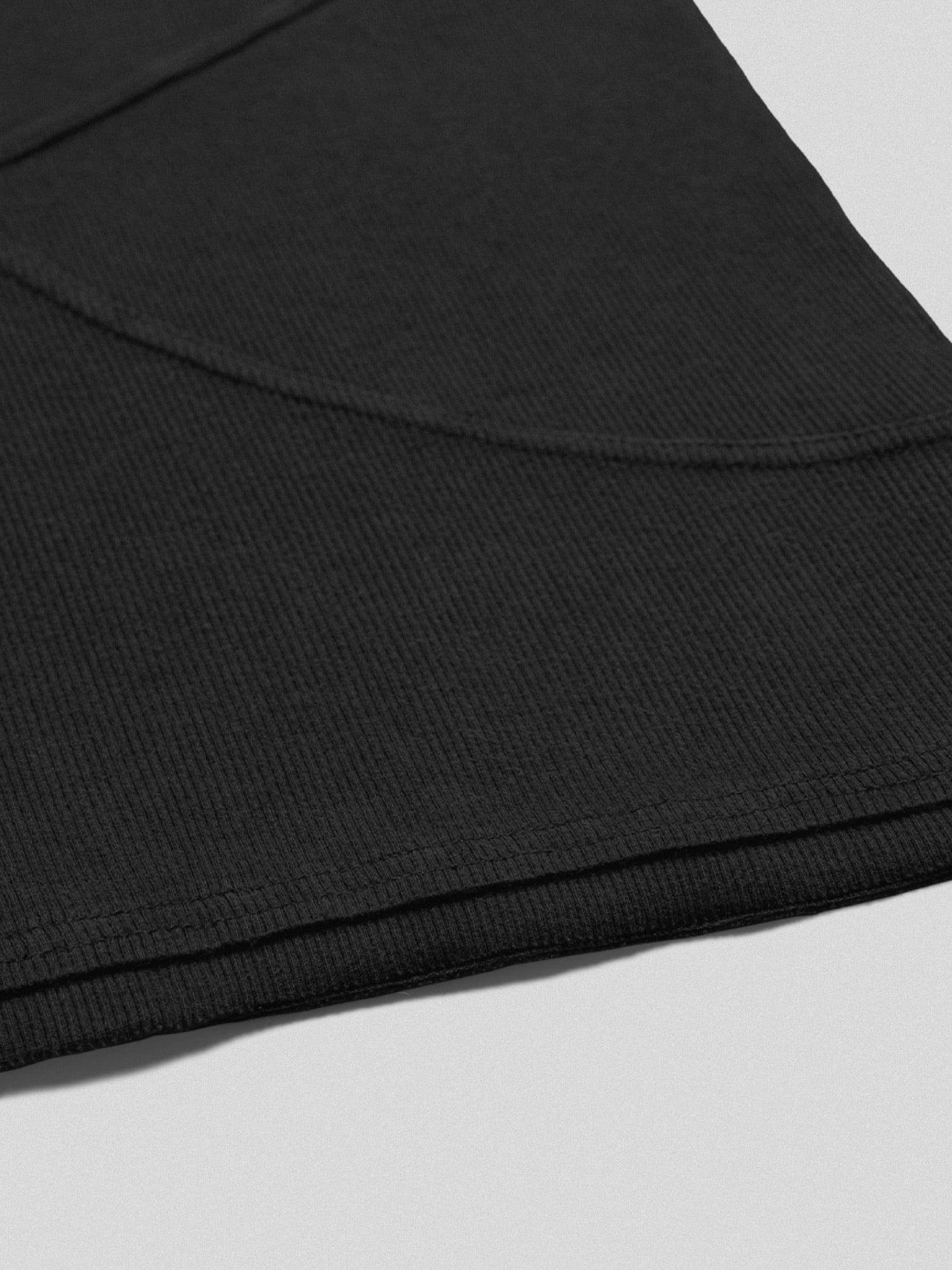 UNDERWATER Distressed Deconstructed Light Sweatshirt Black