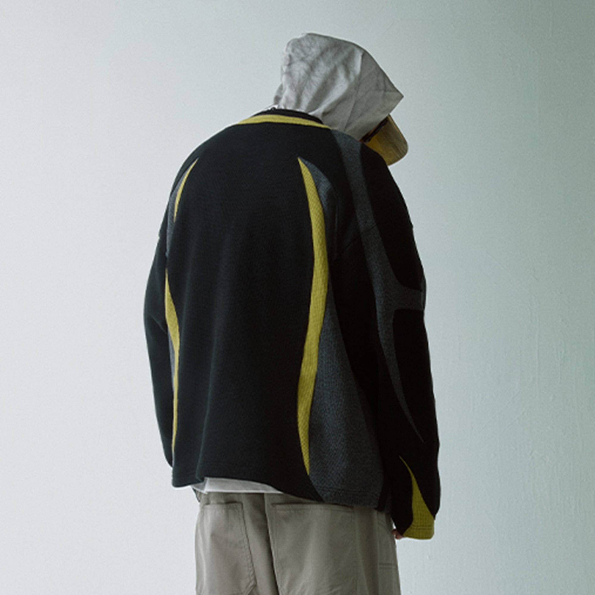 F2CE Modern Deconstructed Waffle Sweatshirt