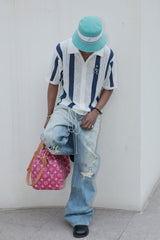 STEEPC Dirty Fit Distressed Flared Jeans