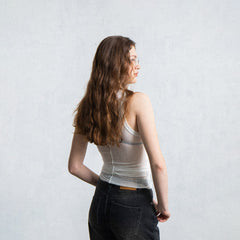LEONSENSE Fog Tank Top White