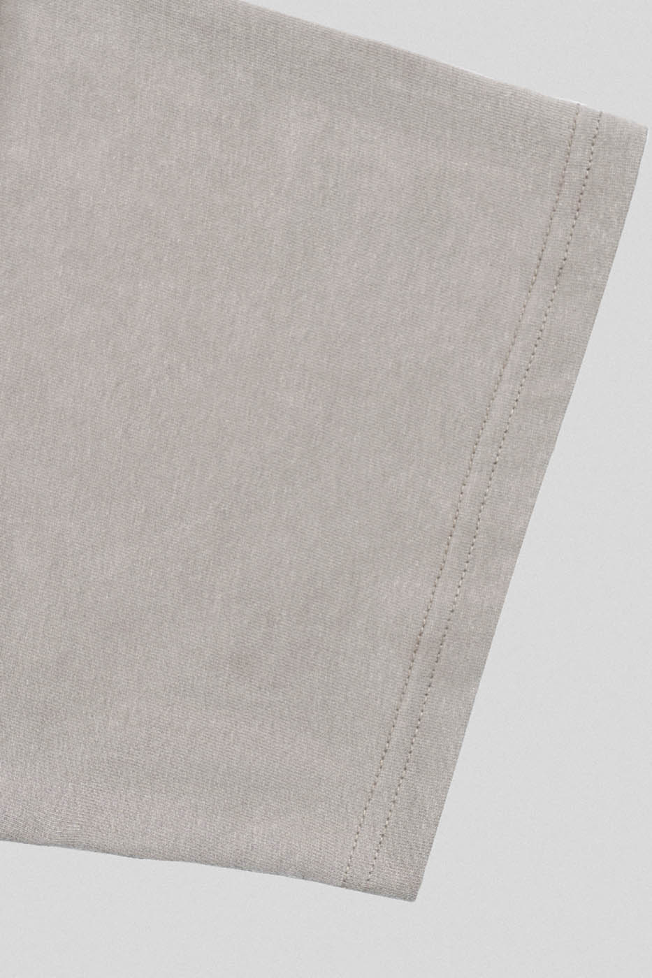 UNDERWATER Distressed Embroidery T-Shirt Light Sand
