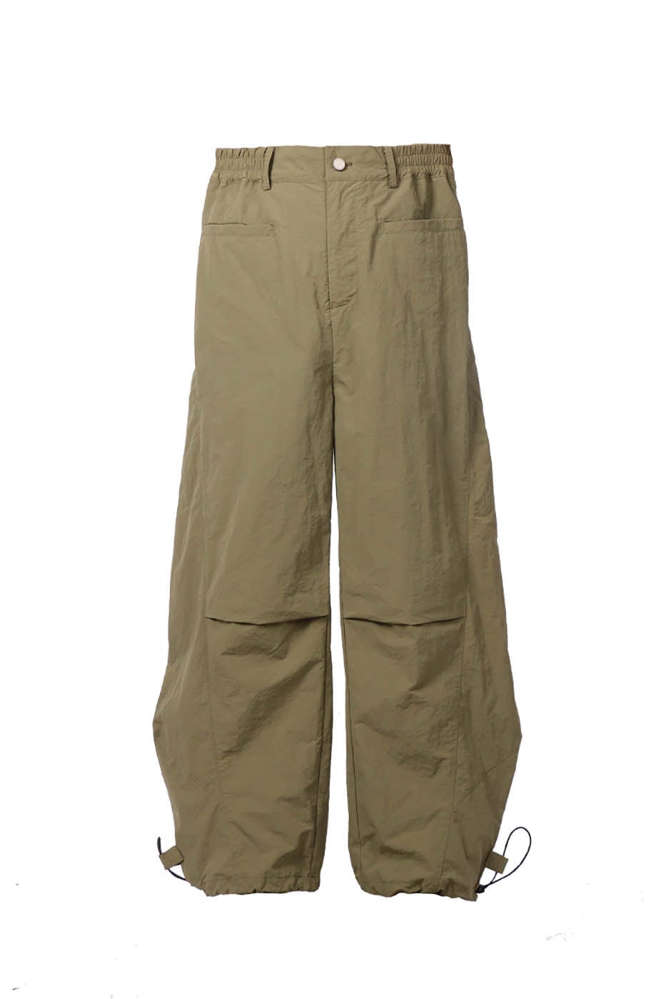 RELABEL Pleated Spliced Parachute Pants