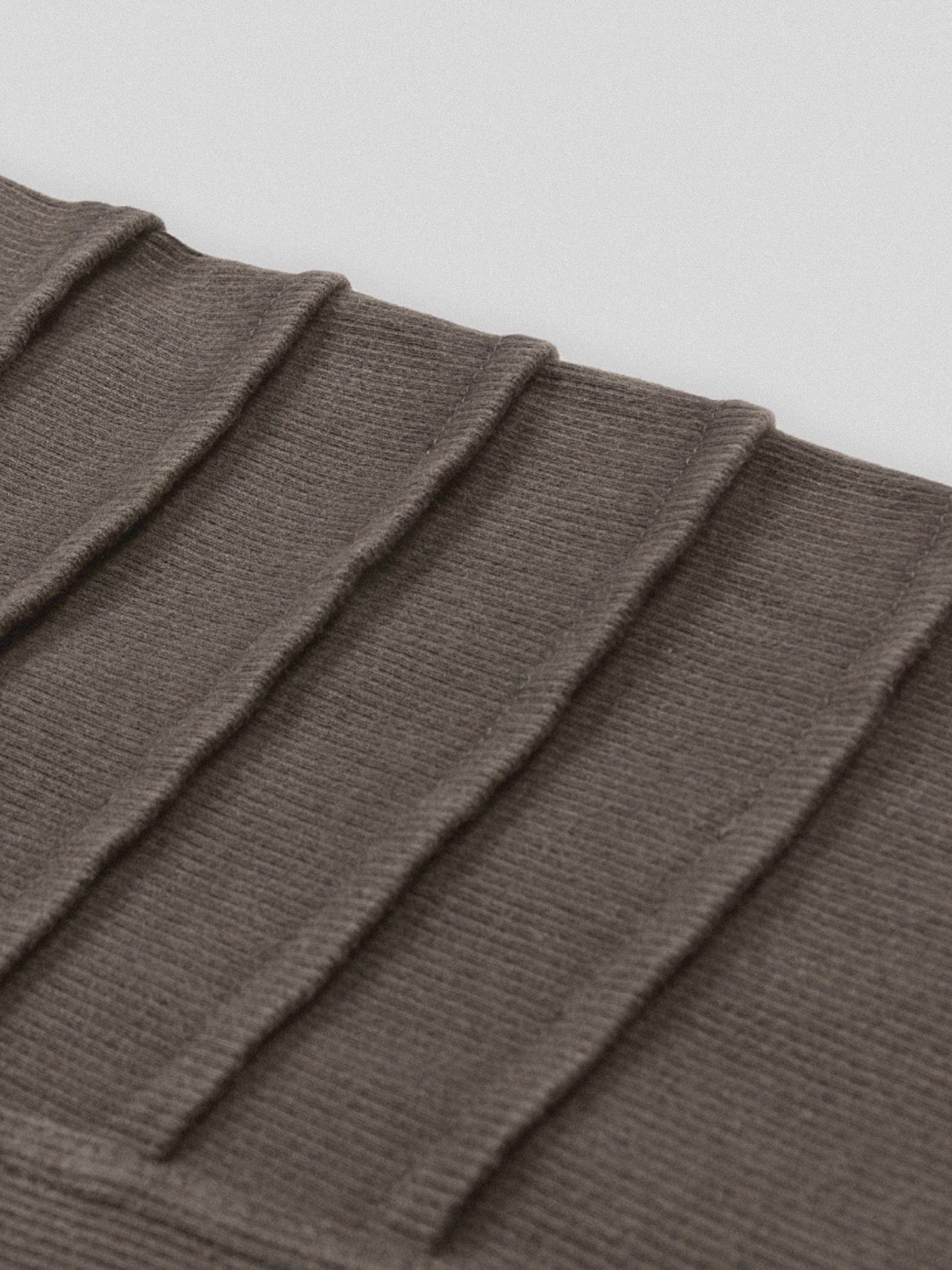 UNDERWATER Distressed Deconstructed Light Sweatshirt Brown