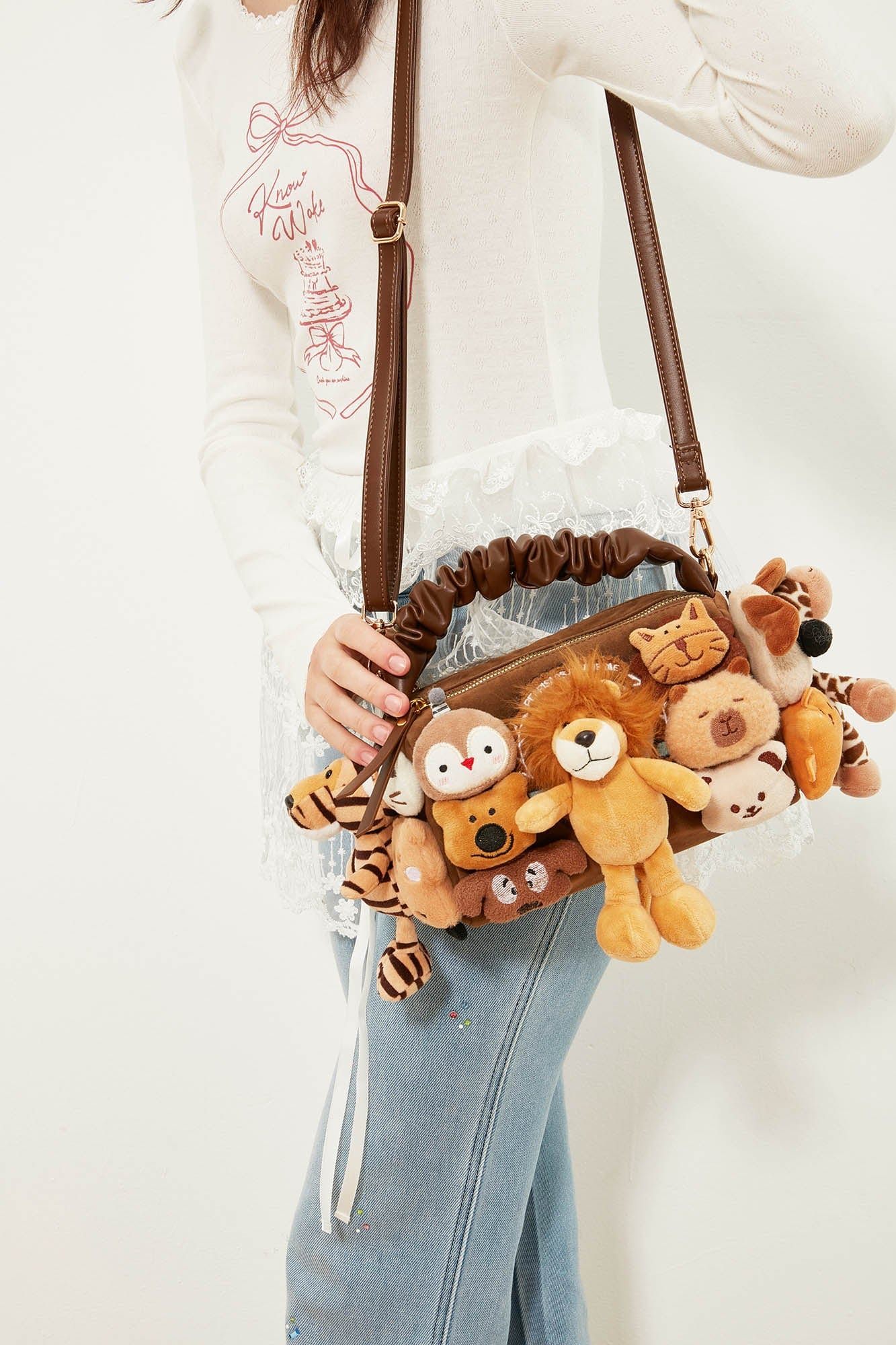 BLING BOX Stuffed Toy Handle Bag