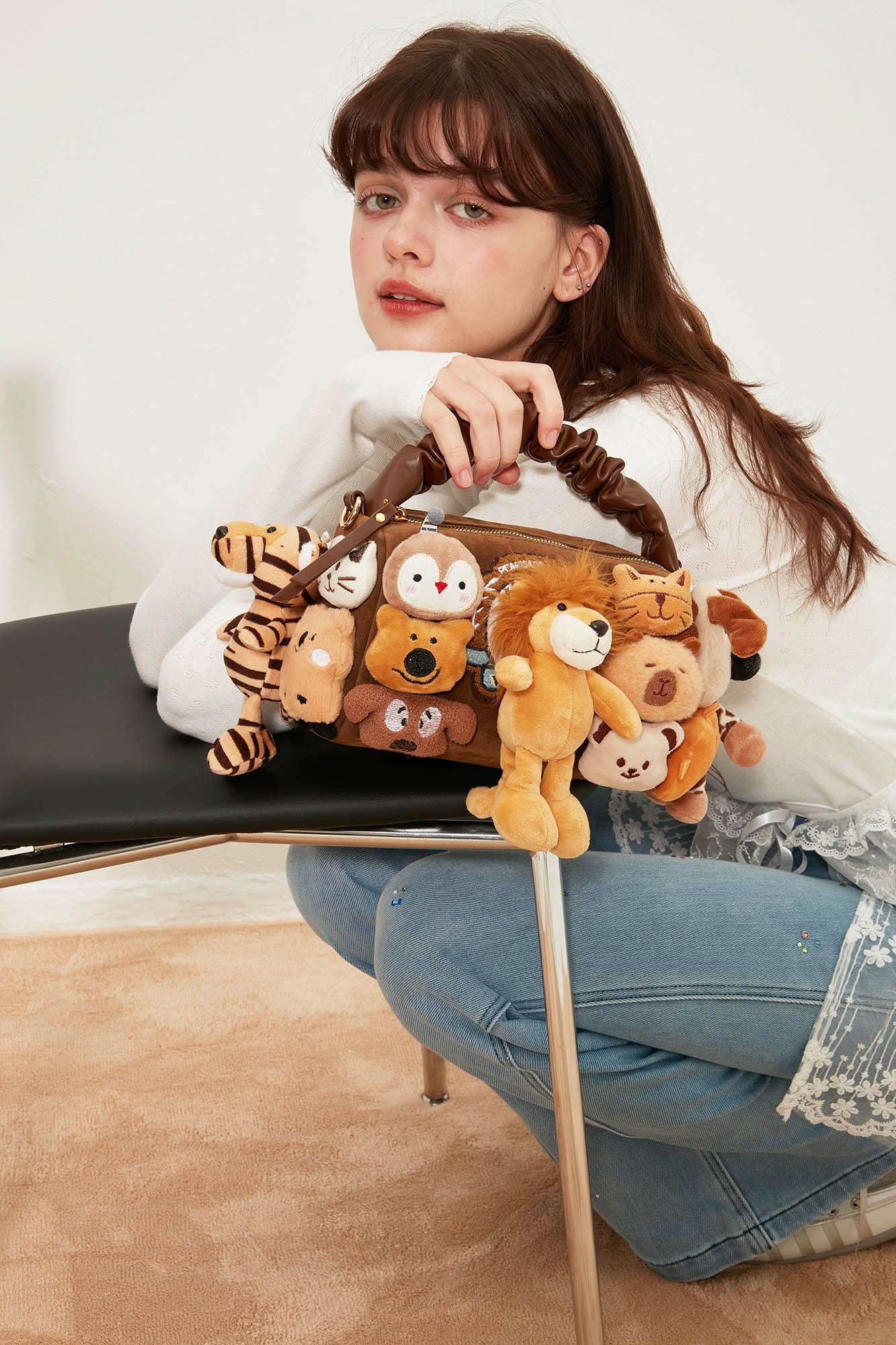 BLING BOX Stuffed Toy Handle Bag