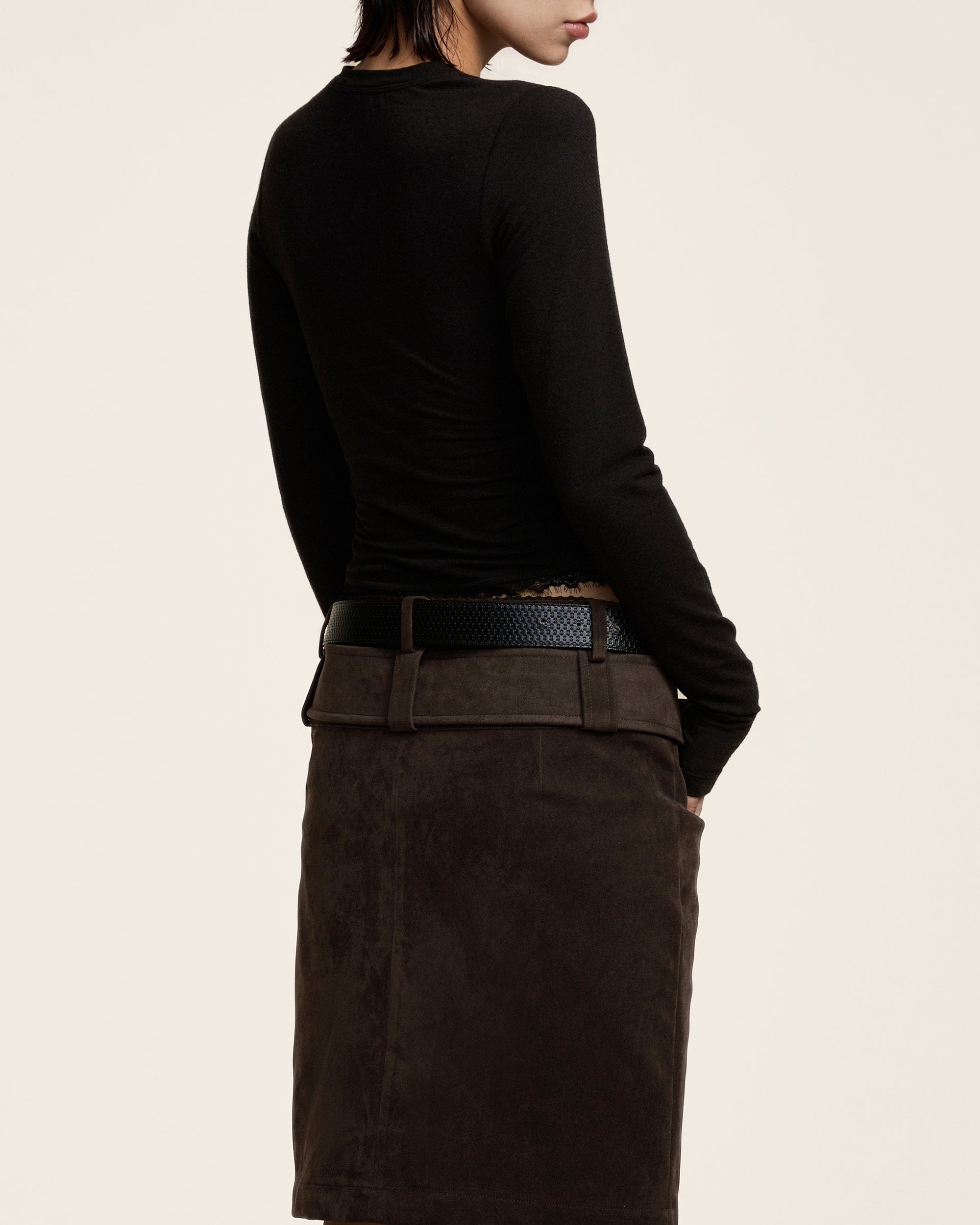 OPICLOTH Classic Embossed Leather Belt