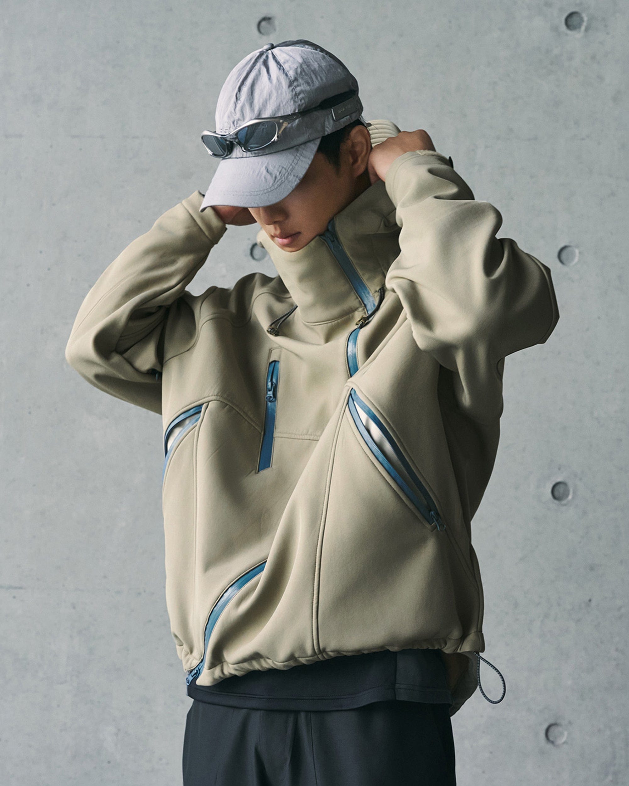 ENSHADOWER Deconstructed Asymmetrical Windbreaker