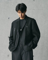 ENSHADOWER Modern Multi-pocket Zipper Outdoor Blazer