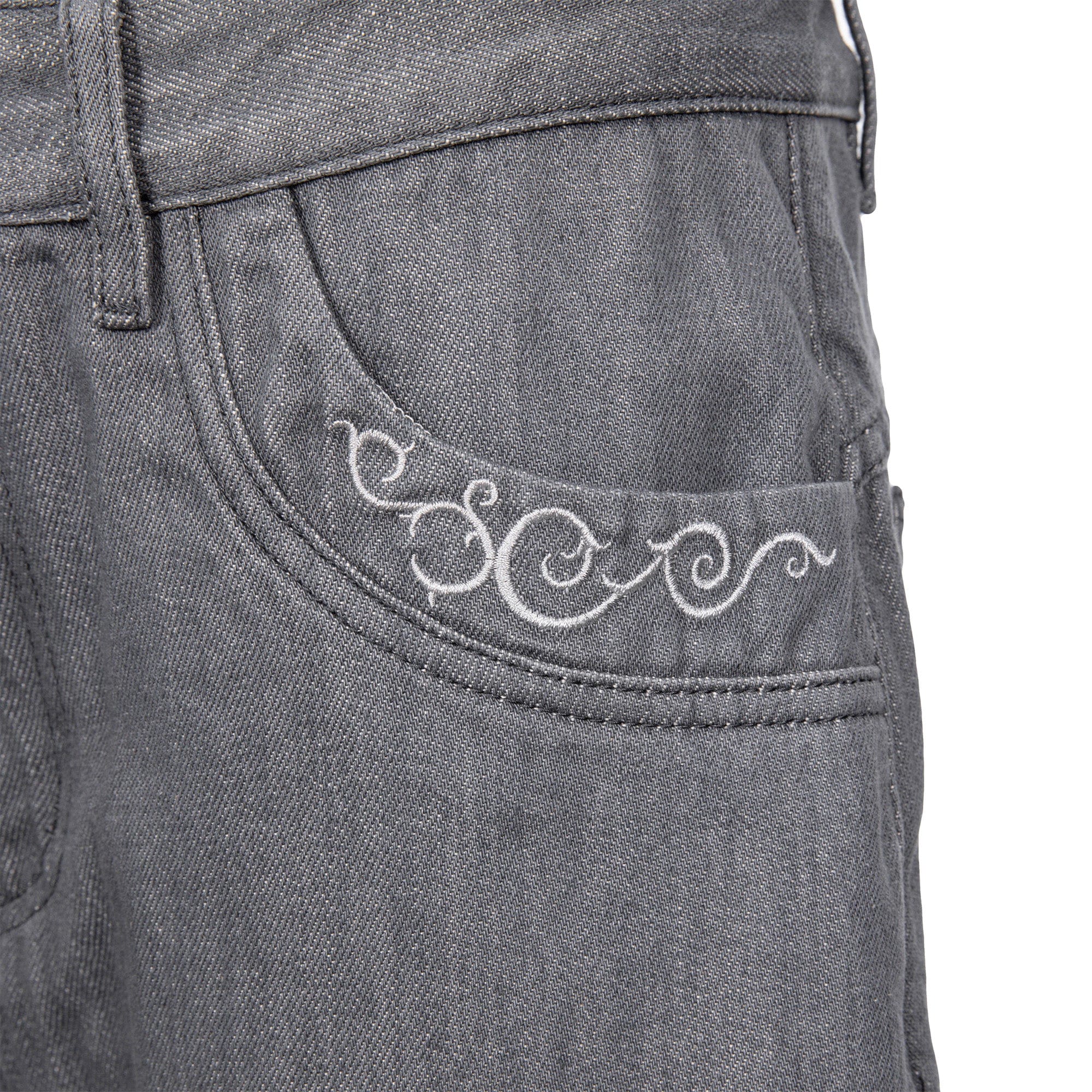 CATSSTAC Floral Embroidered Flared Jeans