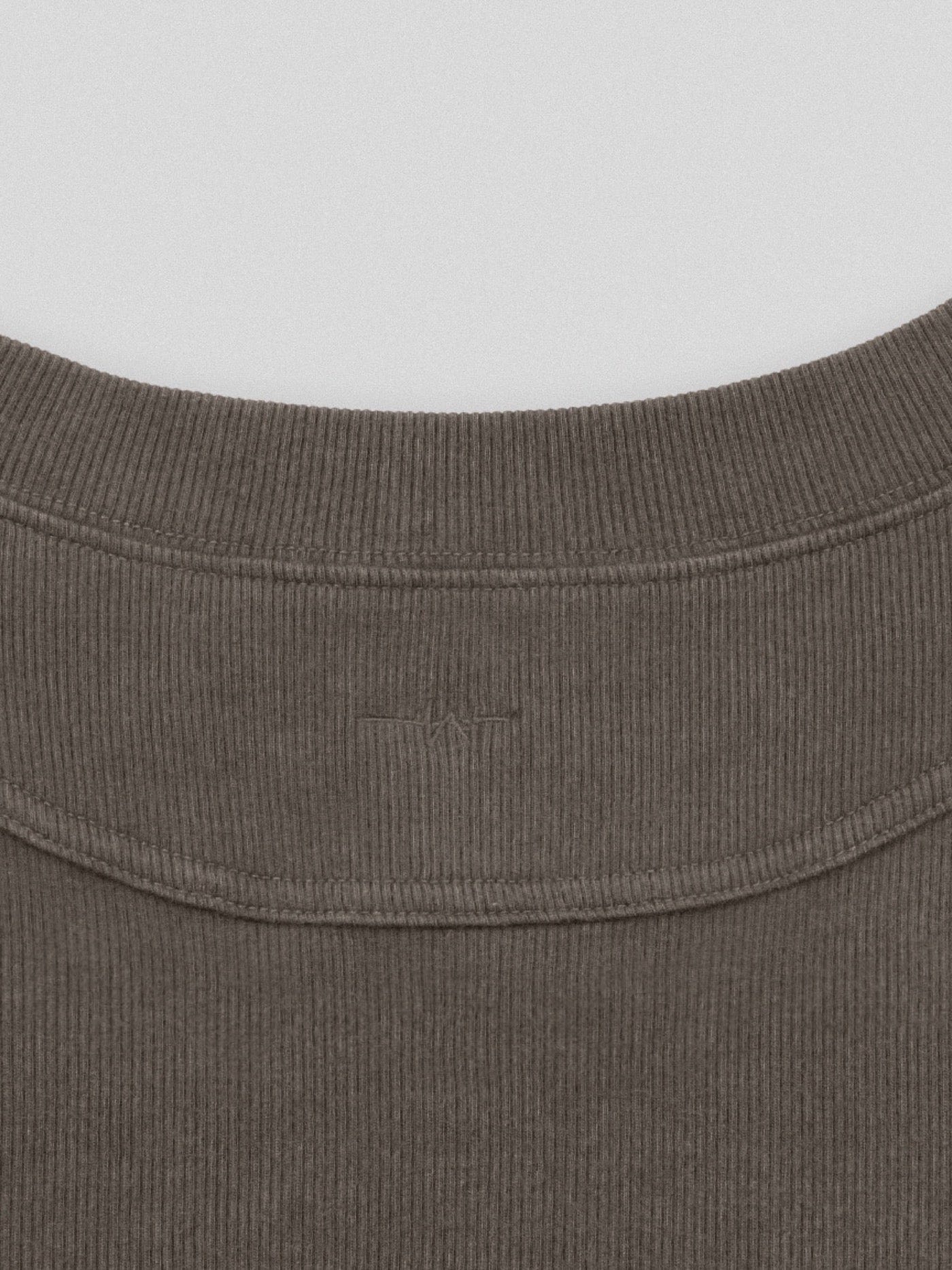 UNDERWATER Distressed Deconstructed Light Sweatshirt Brown