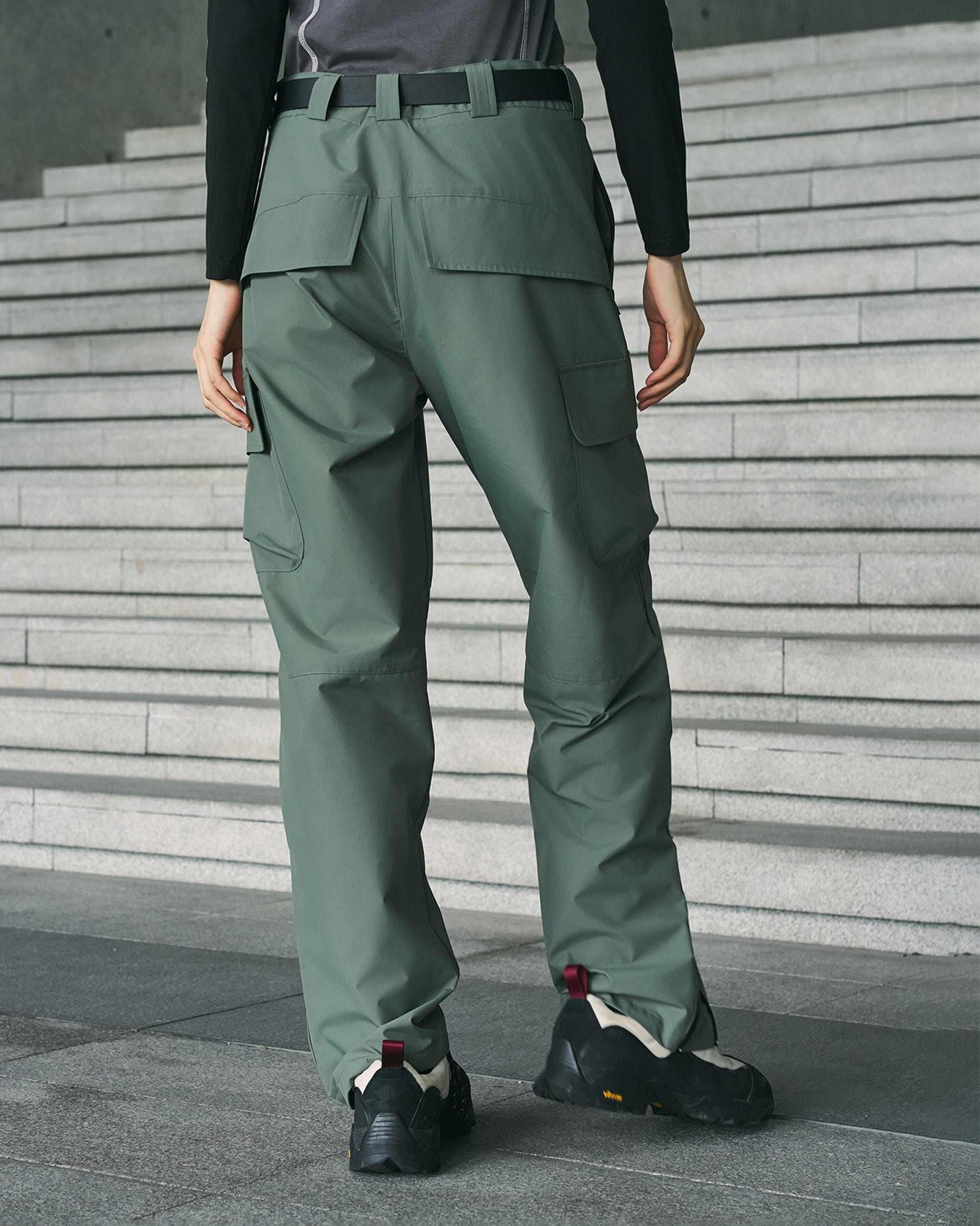 ENSHADOWER Waterproof Pleated Spliced Multi-pocket Pants