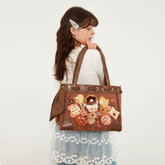 BLING BOX Plush Doll Drawstring Tote Bag