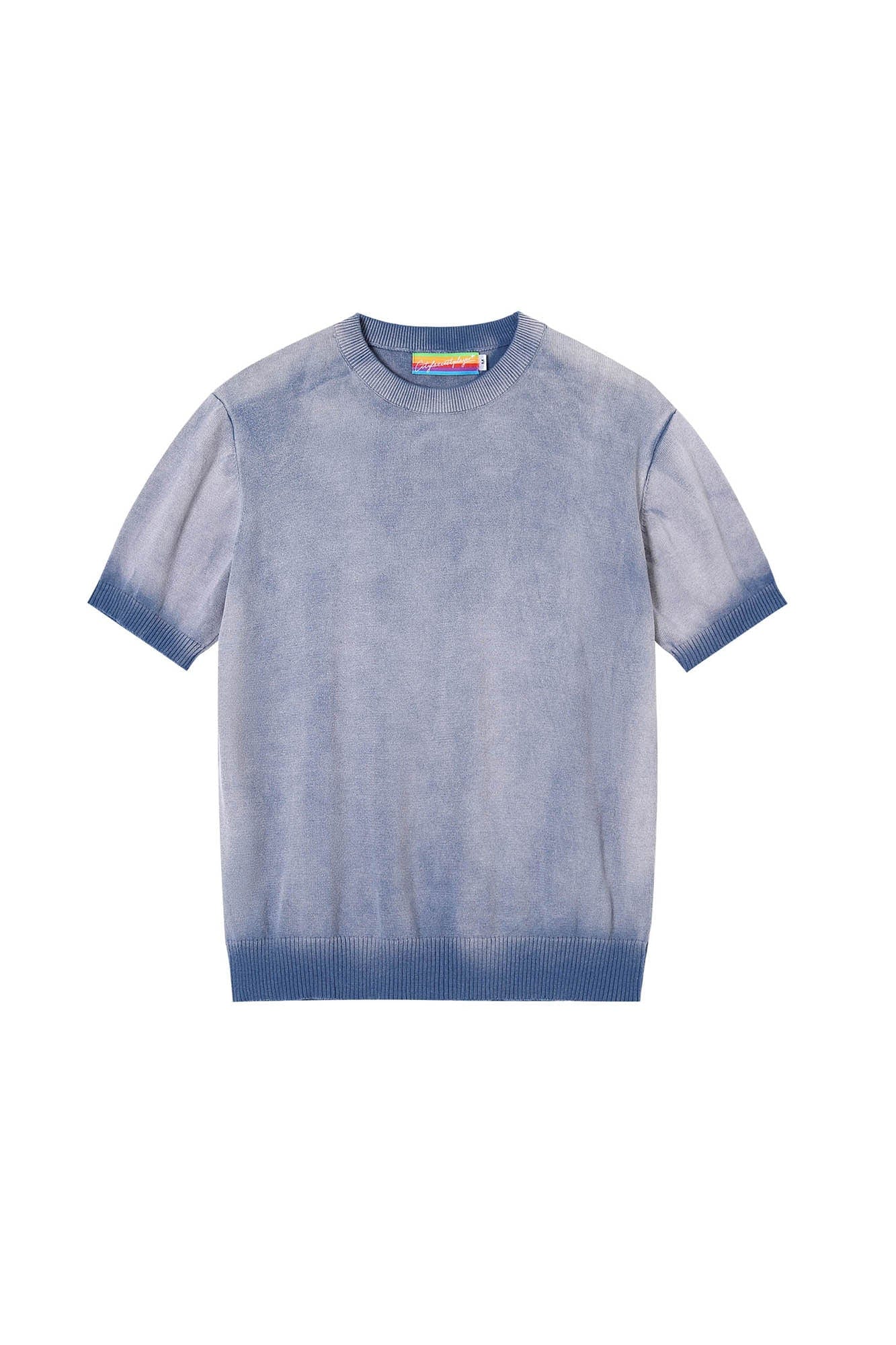 CLP Gradient Sheer Knitted T-Shirt