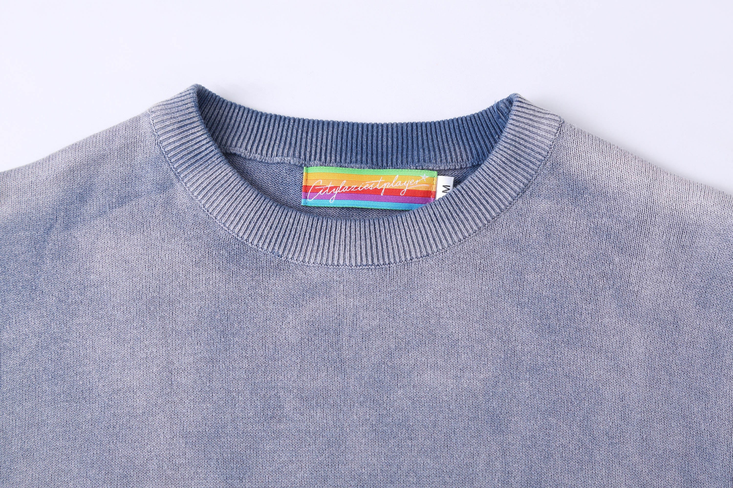 CLP Gradient Sheer Knitted T-Shirt