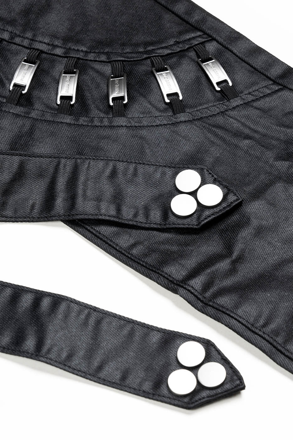 INSIDE OUT Exoskeleton Strapped Zipper Pants