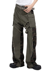 DND4DES Spliced Camouflage Bandage Zipper Cargo