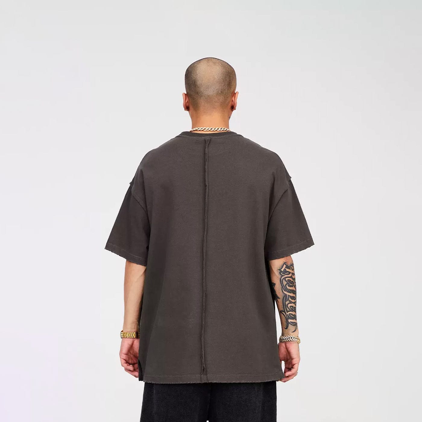 F2CE Essential Embossed LOGO Reversed T-Shirt