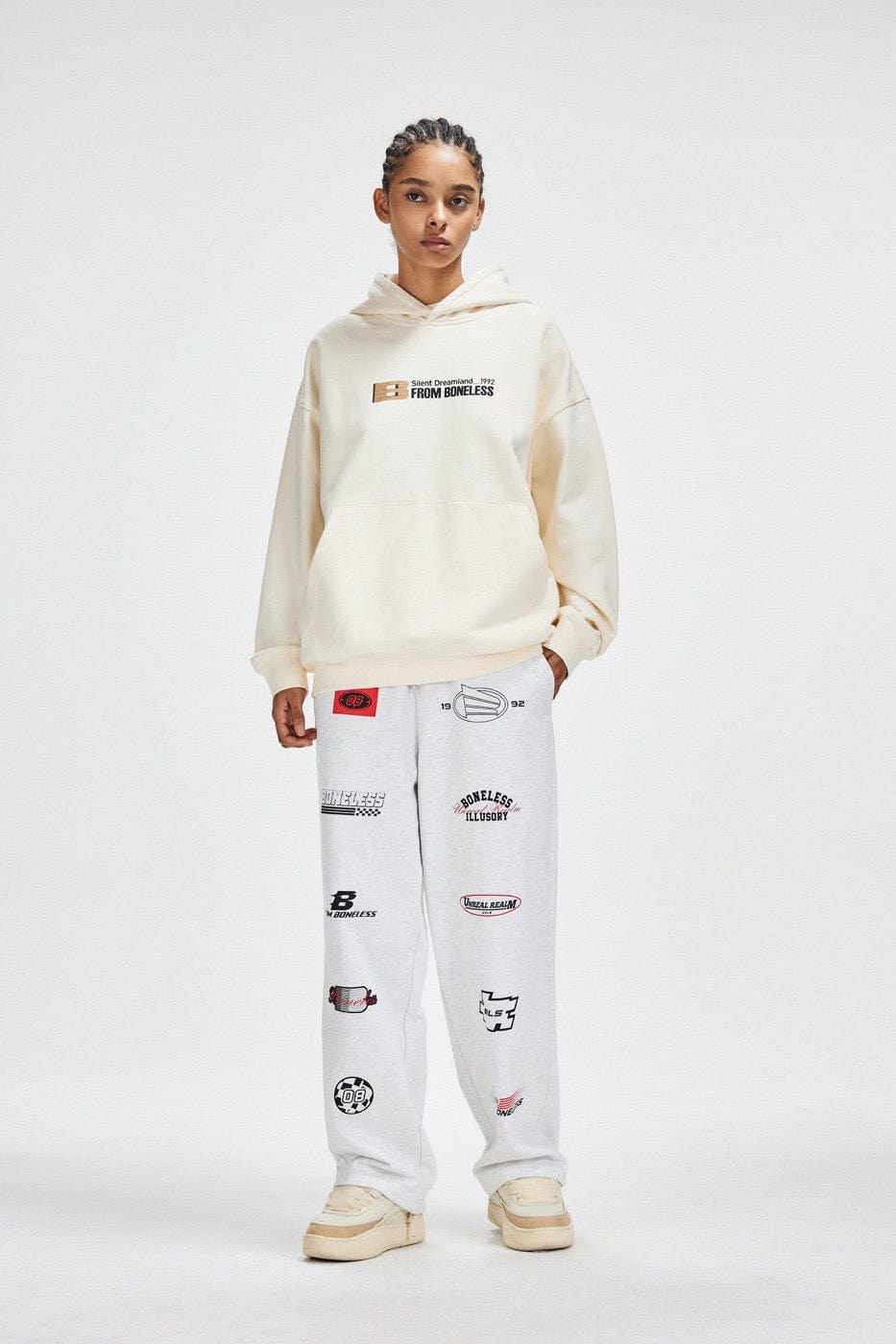 BONELESS Racing Logo Sweatpants