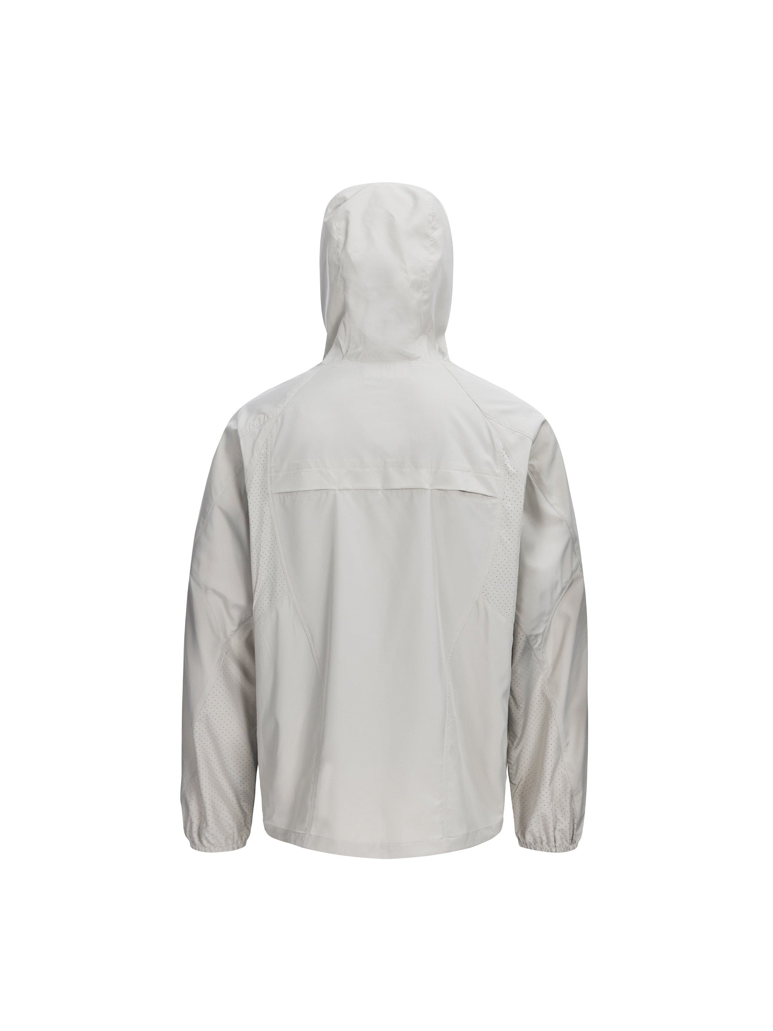 CATSSTAC Spliced Laser-Perforated Waterproof UV Production Hooded Jacket
