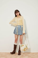 BLING BOX Bohemian Sunflower Embroidered Crossbody Bag