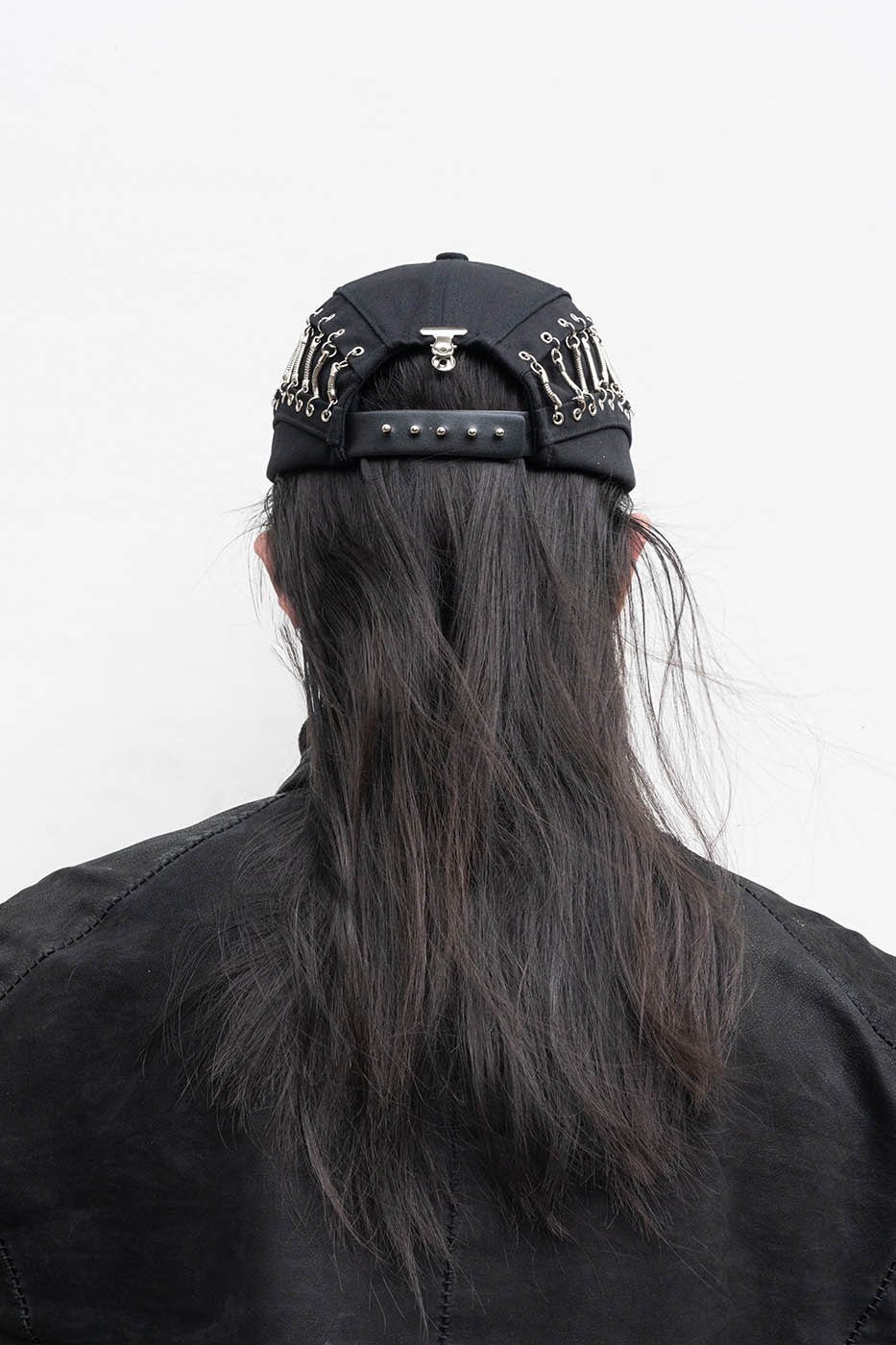 INSIDE OUT Snakebone Clipped Double-Layered Cap