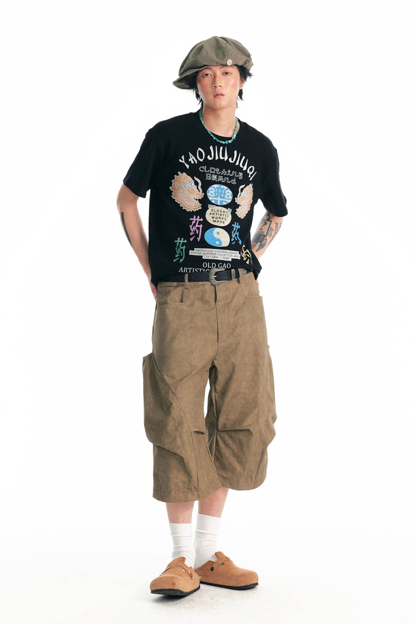 1997 POSTOFFICE Structured Panel Utility Shorts