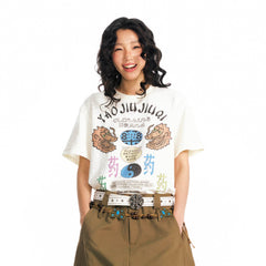 1997 POSTOFFICE Twin Dragon Graphic T-Shirt