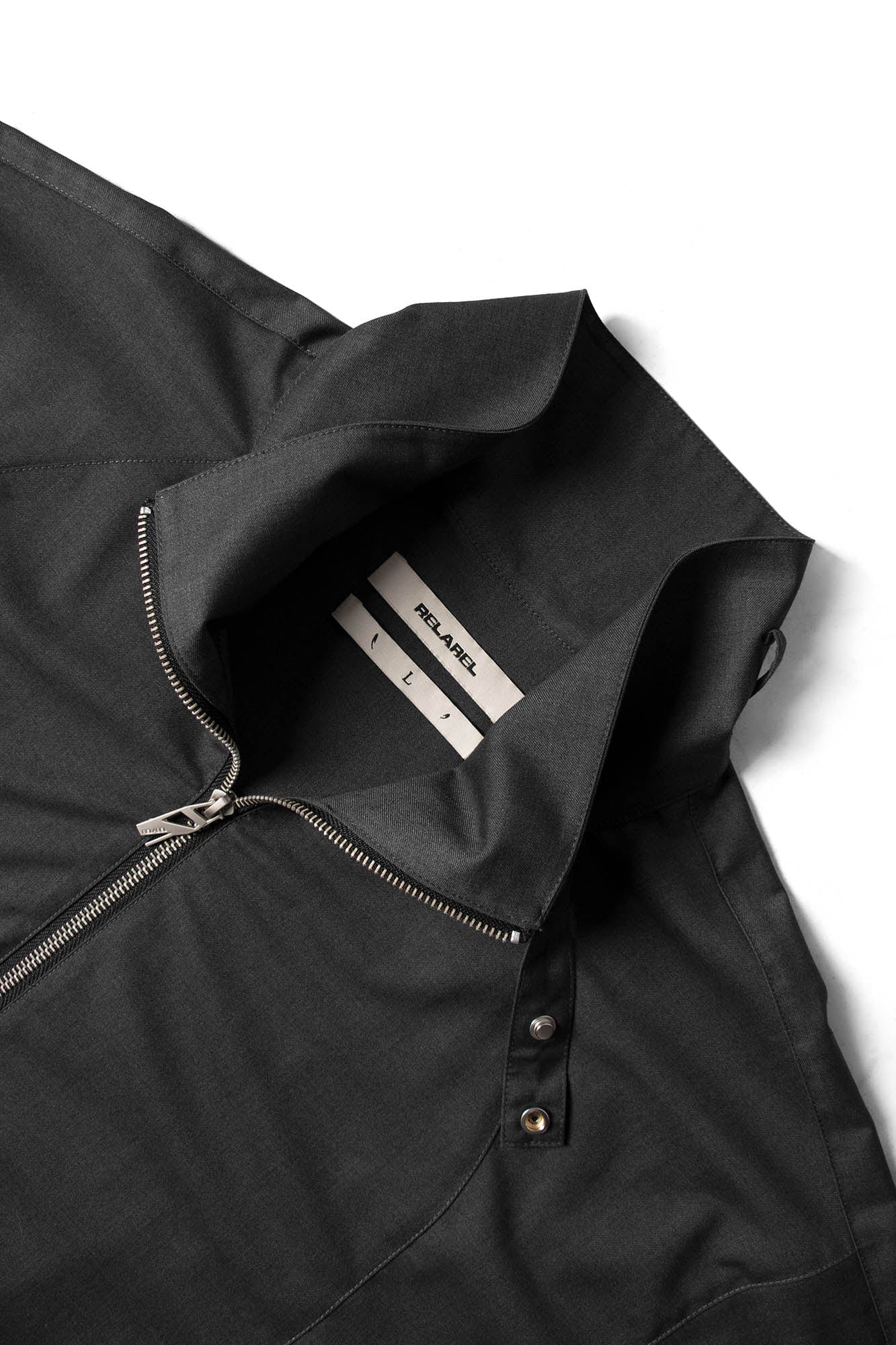 RELABEL Utility Stand Collar Half-Sleeve Jacket