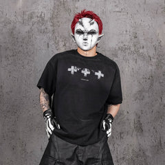 UNDERWATER Distressed Cross Tomb T-Shirt
