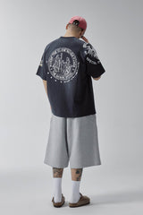 F2CE Curved Spliced Drawstring Shorts
