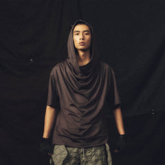 KADAKADA Hooded Ruched T-Shirt