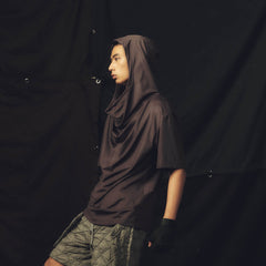 KADAKADA Hooded Ruched T-Shirt