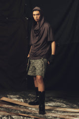 KADAKADA Hooded Ruched T-Shirt