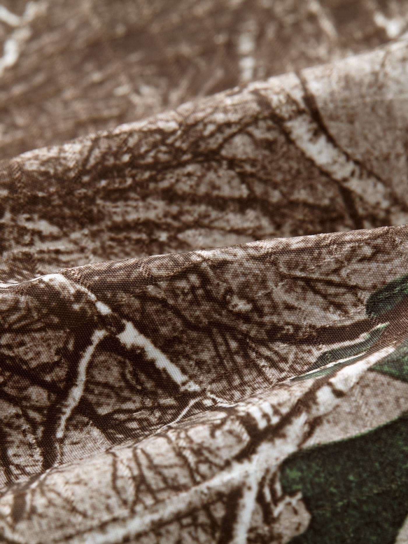 BONELESS Withered Leaves Crinkled Camo Cargo Pants