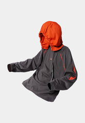 RELABEL The Scab Deconstructed Pleated Hoodie